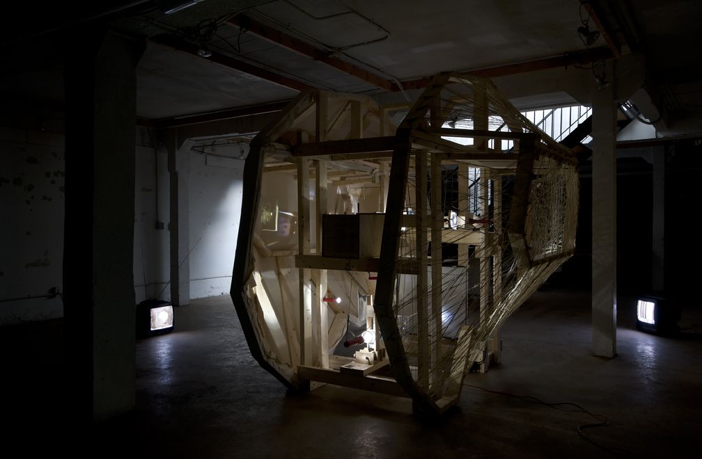 clusterf*ck installation, back view