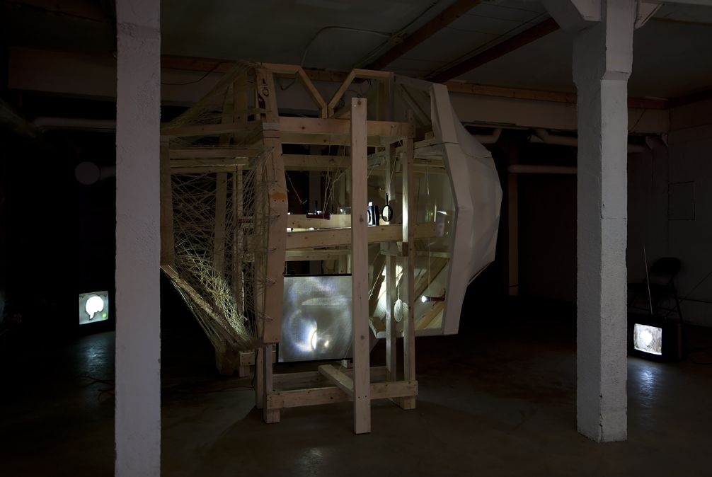 clusterf*ck installation, front view