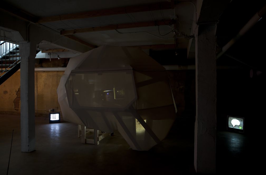 clusterf*ck installation, side view