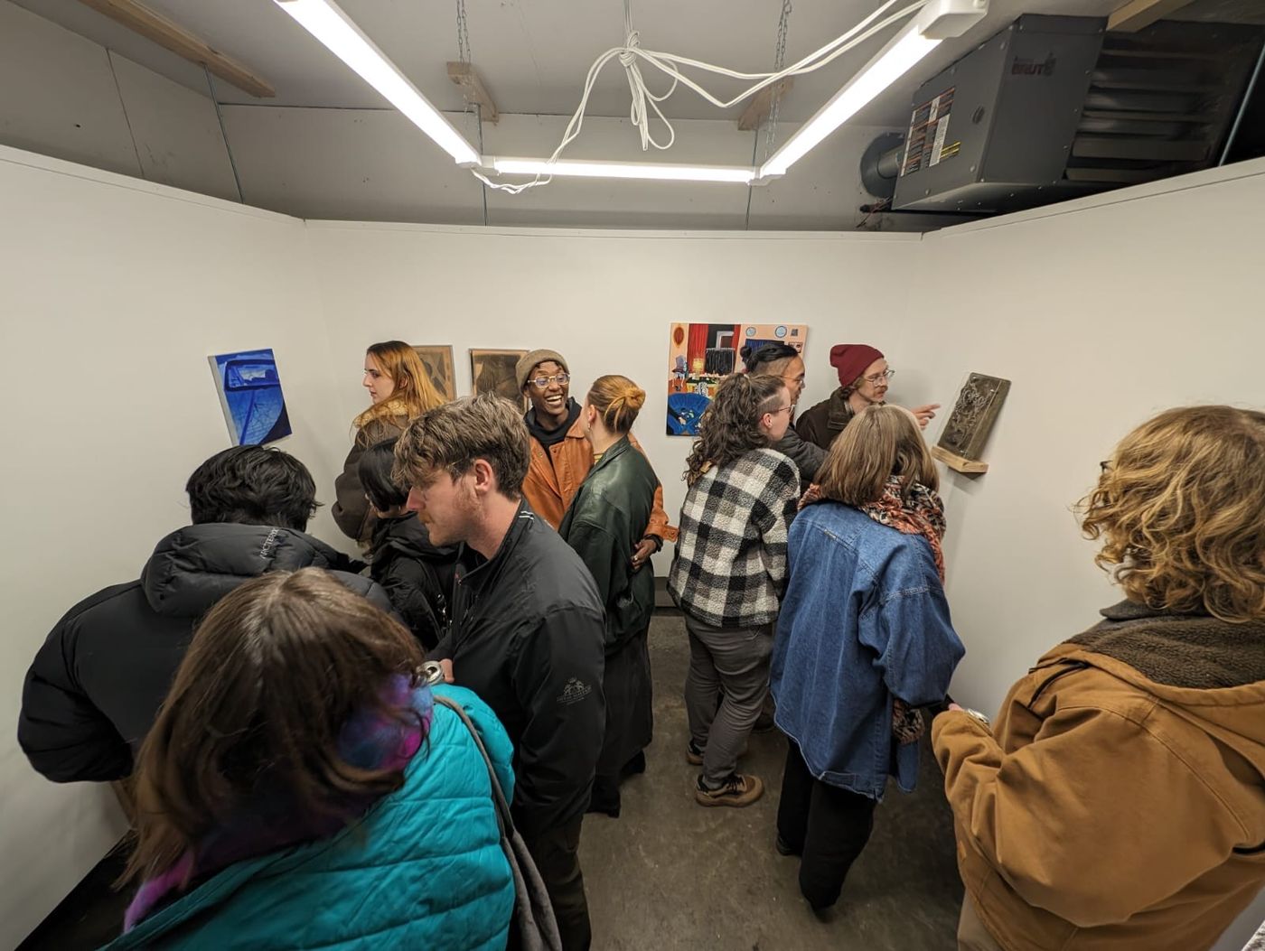 Soft Gallery, opening night crowd